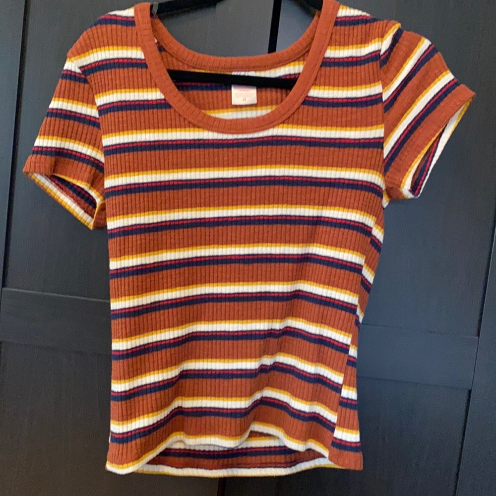 Striped Fitted Tee